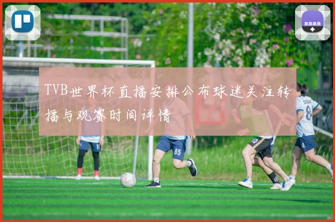 TVB世界杯直播安排公布球迷关注转播与观赛时间详情